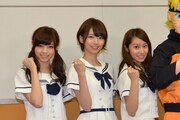 左から西野七瀬、橋本奈々未、桜井玲香。
