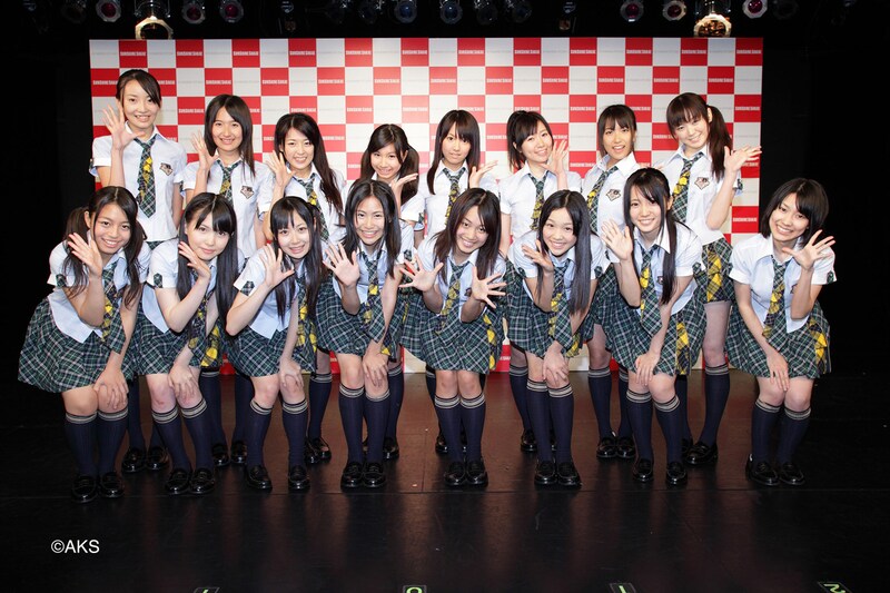 「会いたかった」公演当時のSKE48チームKII。 (c)AKS
