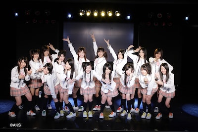 「PARTYが始まるよ」公演当時のSKE48チームS。 (c)AKS