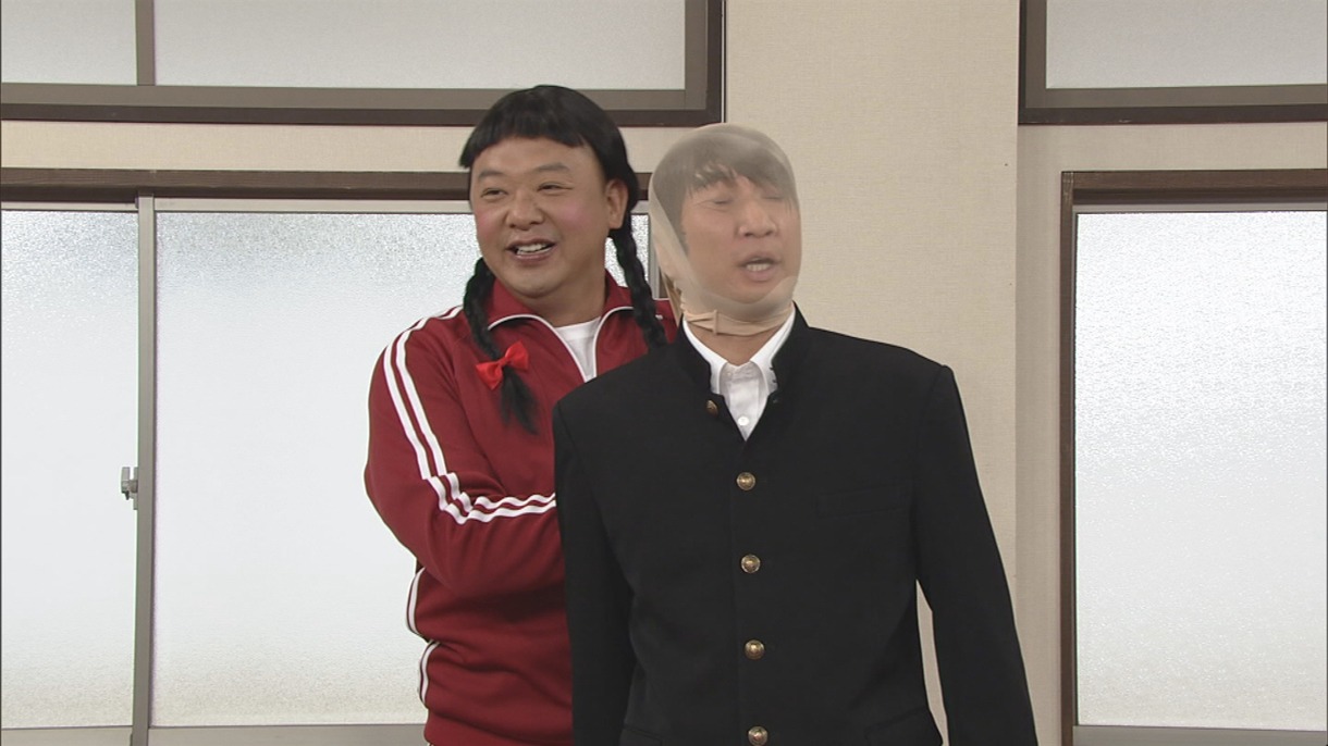 「Rの法則」のコント「モンスター彼女」のワンシーン。（画像提供：NHK）