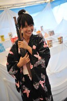 射的屋を担当した天野なつ。