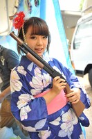 射的屋を担当した大庭彩歌。