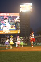 ピッチングの構えに入った百田投手。