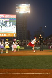 ももクロ百田、初登板ナイスピッチングにマー君も太鼓判