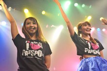 岩村捺未、藤本有紀美（左から）。