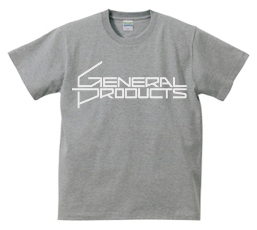 ゼネラルプロダクツ×かせきさいだぁ 限定カラーTシャツ（ミックスグレー×白）