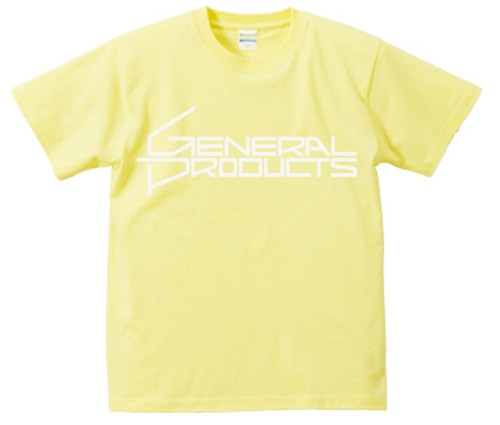 ゼネラルプロダクツ×かせきさいだぁ 限定カラーTシャツ（ライトイエロー×白）