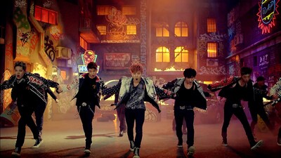 B.A.P「WARRIOR」ビデオクリップのワンシーン。