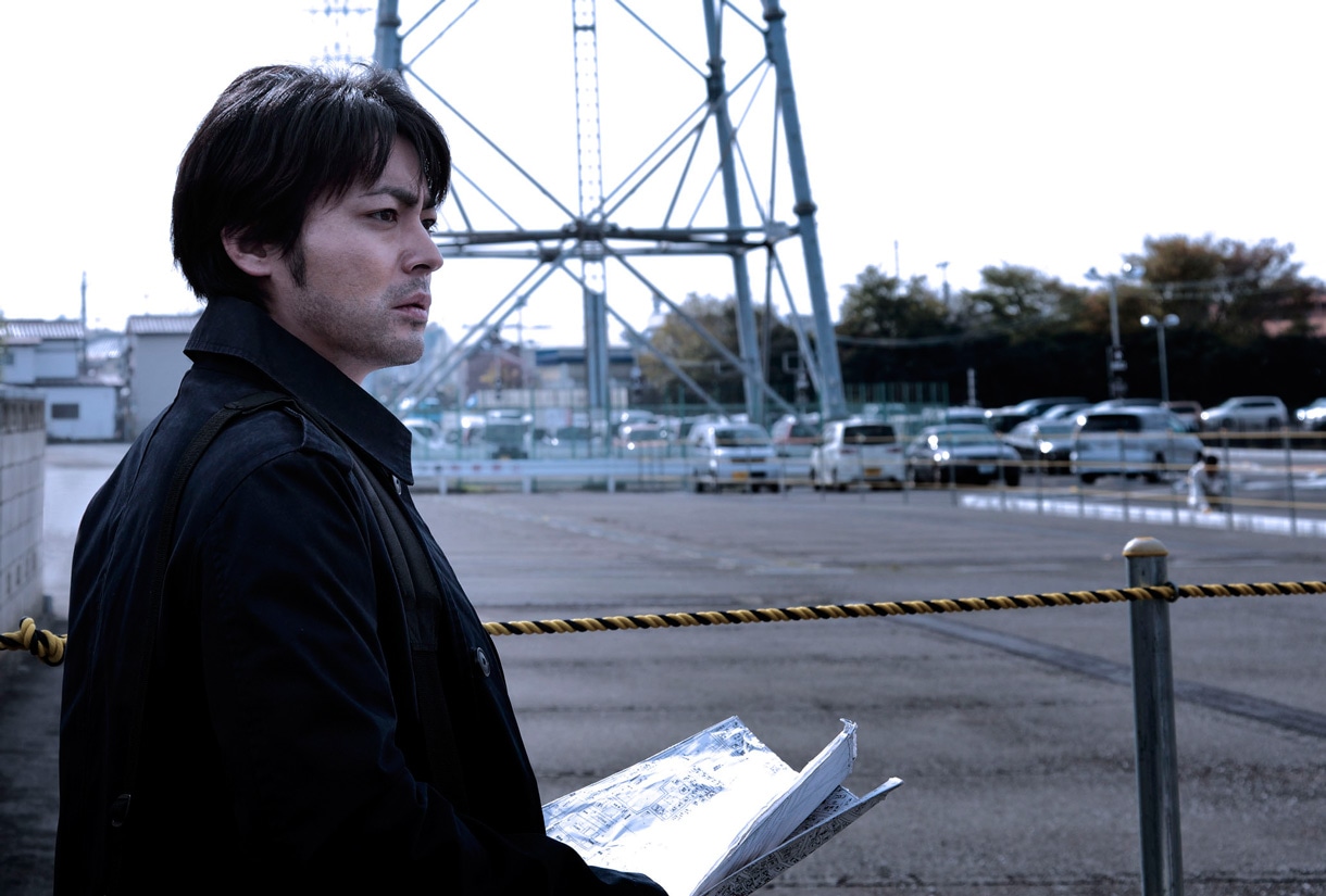 ジャーナリストの藤井を演じる山田孝之。 (c)2013「凶悪」製作委員会