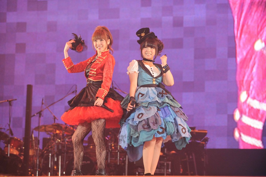 野水いおり＆黒崎真音 (c)Animelo Summer Live 2013/MAGES.