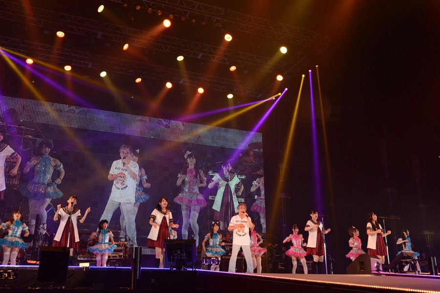 山本正之＆七森中☆ごらく部＆アフィリア・サーガ (c)Animelo Summer Live 2013/MAGES.