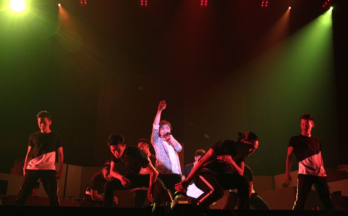 「DAICHI MIURA LIVE TOUR 2013-Door to the unknown-」横浜アリーナ公演の様子。