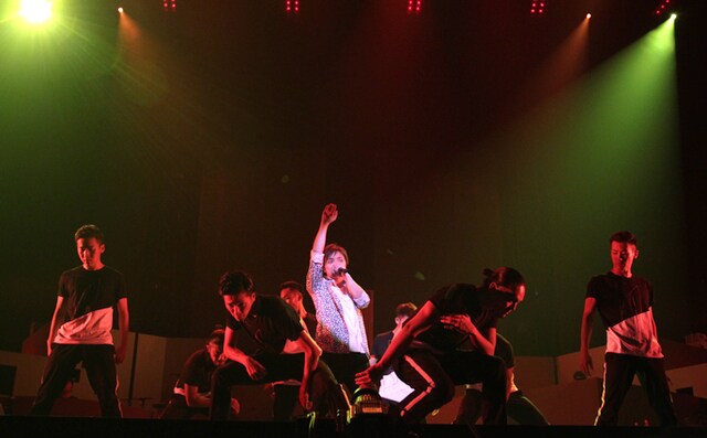 「DAICHI MIURA LIVE TOUR 2013-Door to the unknown-」横浜アリーナ公演の様子。