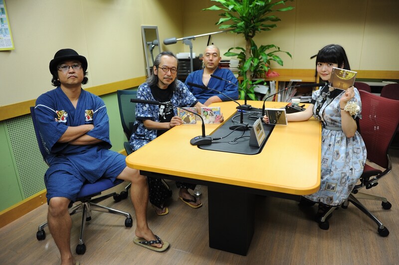 「すみペ的 音楽談義◆黙示録」コーナーの収録後の模様。