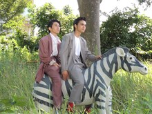 DISH//「晴れるYA！」ビデオクリップ撮影時のショット。