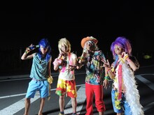 DISH//「晴れるYA！」ビデオクリップ撮影時のショット。