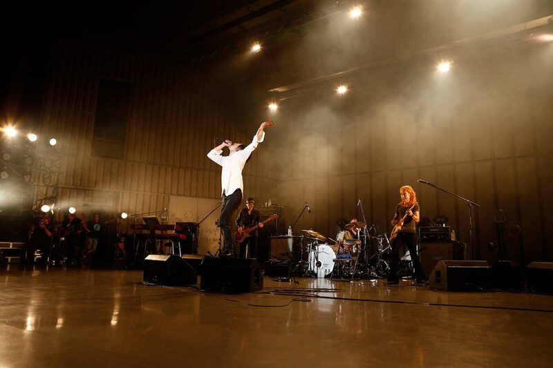 「エレカシ復活の野音」でのエレファントカシマシ。