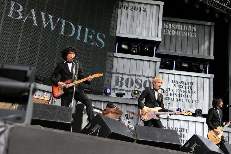 THE BAWDIES（撮影：小川舞、青木カズロー）