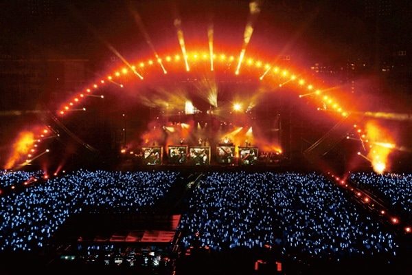 Mayday「NOWHERE World Tour」台湾公演の様子。
