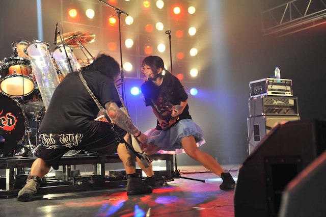 横山明裕（B / UNITED）と増井みお。