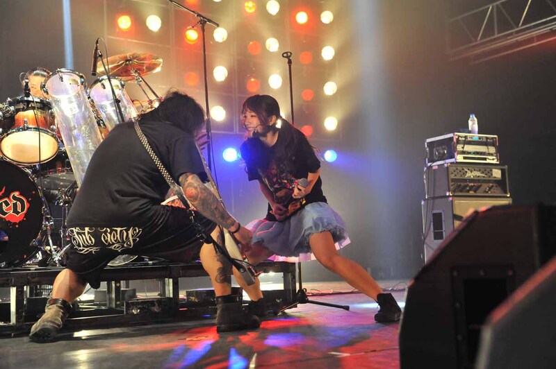 横山明裕（B / UNITED）と増井みお。