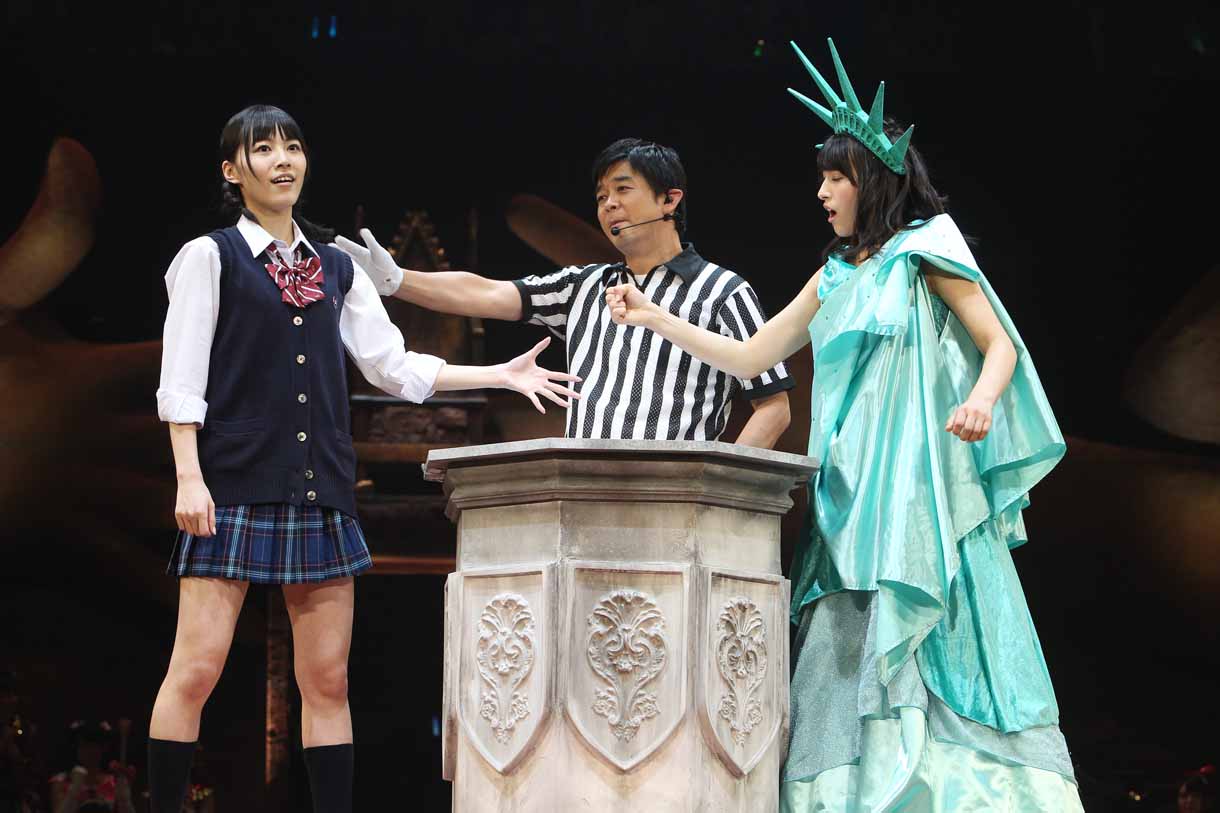 平田梨奈に勝利する松井珠理奈。 (c)AKS