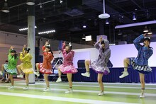 チームしゃちほこ「愛のフリーライブ」広島公演の様子。