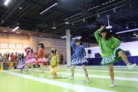 チームしゃちほこ「愛のフリーライブ」広島公演の様子。