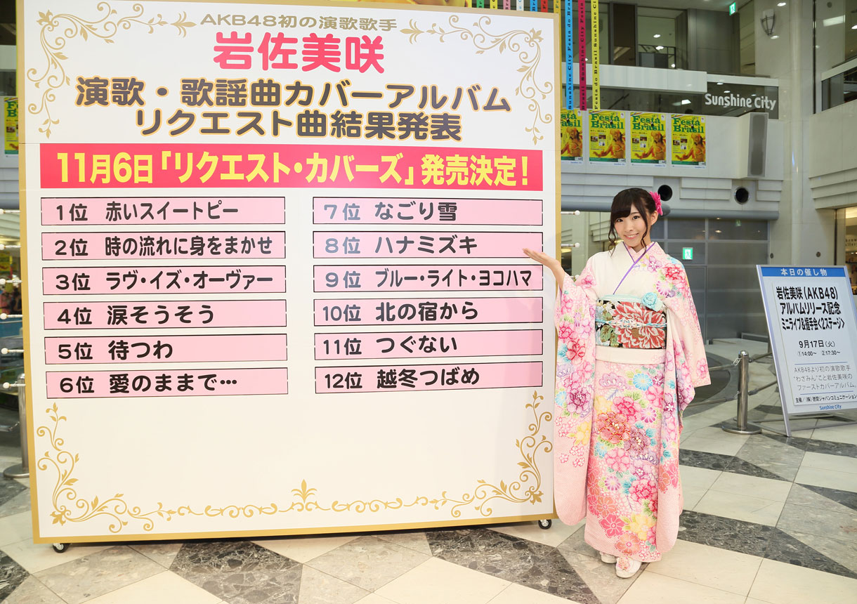 「カバーアルバムリクエスト企画結果発表会」の模様。