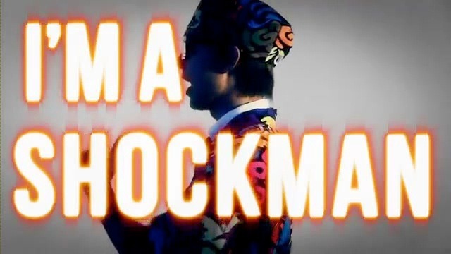 TENGUBOY「SHOCKMAN」ビデオクリップのワンシーン。