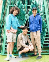 左からU-zhaan、蓮沼執太、環ROY。