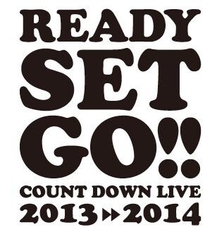 「『Ready Set Go!!』Count Down Live2013 ⇒ 2014 supported by A-Sketch」ロゴ