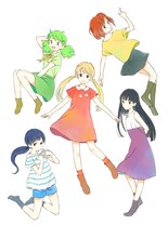 岸田メルによるさよならポニーテール描き下ろしイラスト。