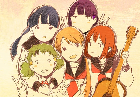 さよならポニーテール「ふたりぼっち with 岸田メル」ビデオクリップより。