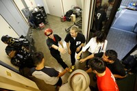 「→Pia-no-jaC← 5th Anniversary FINAL EAT A 野音2 ～今年もやります全曲ジャック～」開演前の様子。