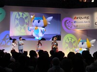 中川翔子「TOKYO GAME SHOW 2013」出演時の様子。
