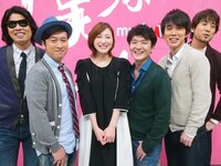 トーク収録後のゴスペラーズと広末涼子。