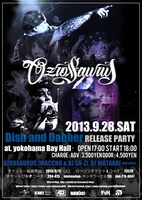 「OZROSAURUS『Dish and Dabber』 RELEASE PARTY」フライヤー