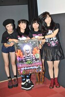 「全員乗車（ライド）で地獄行き！ ロブ・ゾンビ降臨祭～本物の地獄でなぜ悪い～」に登場したBiS。左からカミヤサキ、テンテンコ、ヒラノノゾミ、ファーストサマーウイカ。