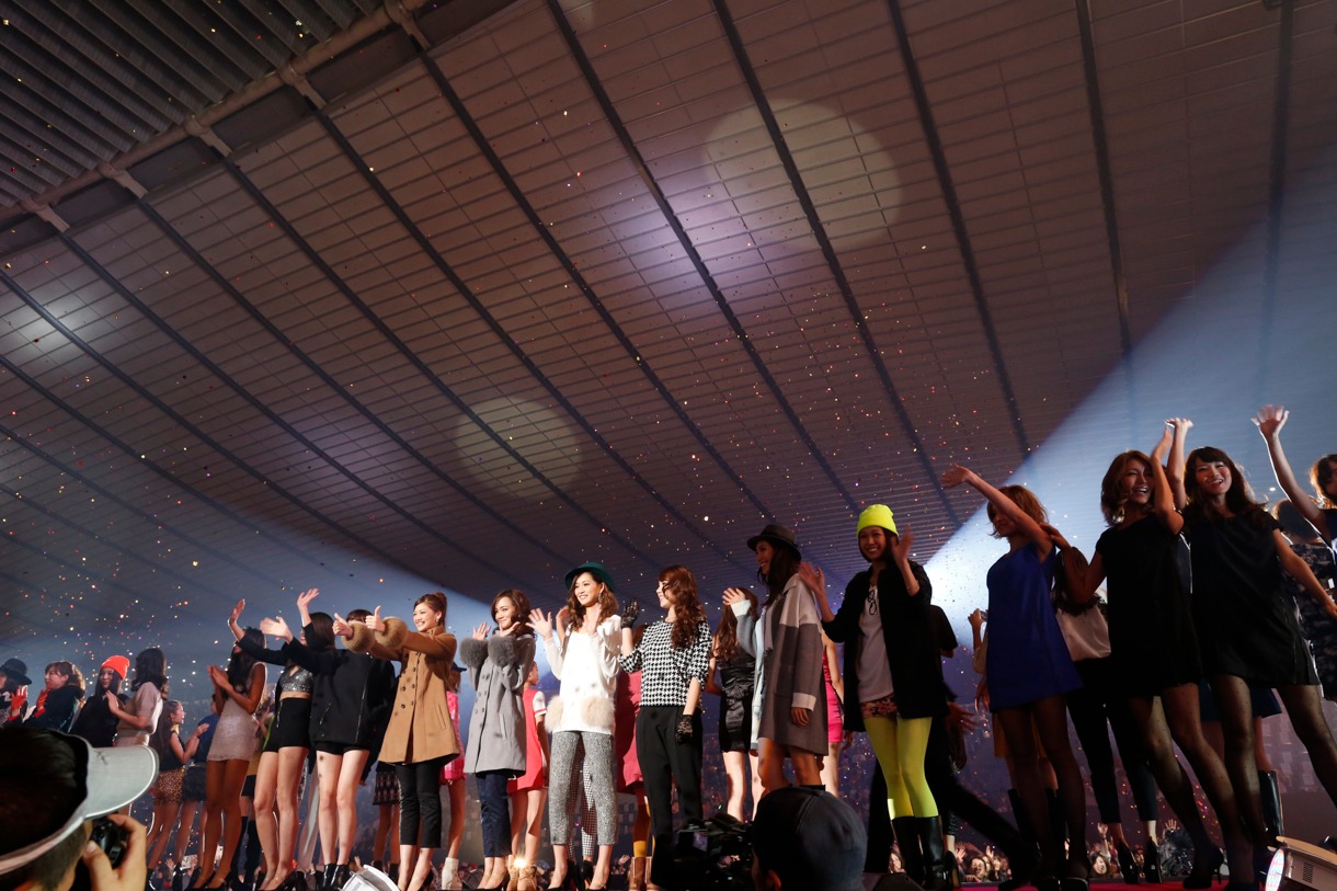 「GirlsAward 2013 AUTUMN / WINTER」の様子。