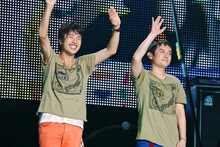 ゆず「YUZU ARENA TOUR 2013 GO LAND」の様子。