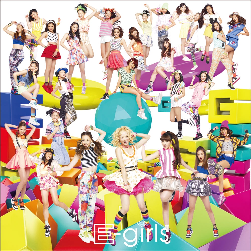 E-girls「ごめんなさいのKissing You」CD+DVD盤ジャケット