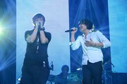 アンコールではMaydayの阿信(Vo)とのツインボーカルでも魅せた山村隆太(Vo)。