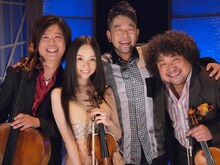 左から柏木広樹、宮本笑里、槇原敬之、葉加瀬太郎。
