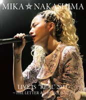 中島美嘉「中島美嘉 LIVE IS "REAL" 2013～THE LETTER あなたに伝えたくて～」Blu-rayジャケット