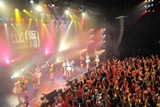 THE ポッシボーとアップアップガールズ（仮）によるライブの様子。