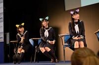 「ITクロEXPO ～ももいろクローバーZがITを学ぶ～」の様子。