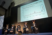 「ITクロEXPO ～ももいろクローバーZがITを学ぶ～」の様子。