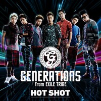 GENERATIONS from EXILE TRIBE「HOT SHOT」CD盤ジャケット