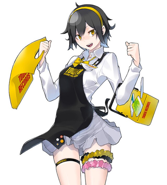 「TOWERanime」イメージキャラクター、田和玲子はツッコミ気質の10代女子という設定。